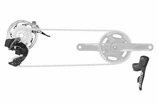 SRAM Red eTap AXS 1X D1 Electronic FM HRD Groupset 1 SRAM Red eTap AXS 1X D1 Electronic FM HRD Groupset